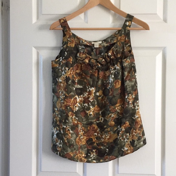 J. Crew Silk Sleeveless Blouse - Picture 2 of 4